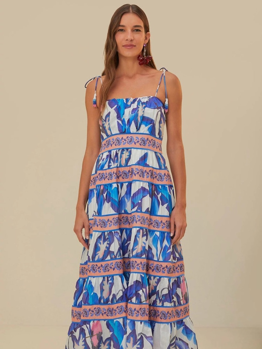 Farm Rio / Foliage Midi Dress